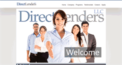 Desktop Screenshot of directlendersllc.com